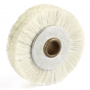 Soft Nylon Bristle Metal Bore Circular Feeder Brush for Printing Machine