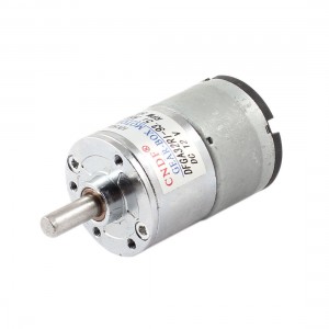 DC 12V 50RPM 6mm Shaft Cylindrical Electric Geared Box Speed Reduce Motor