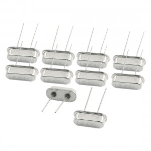 10PCS 12MHz 20PF Throught Hole Passive Quartz Crystal Oscillator