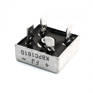 KBPC1010 10A 1000V Single Phase Square Diode PCB Bridge Rectifier