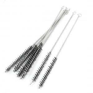 8 Pcs 300mm Length Twisted Wire Bore Brushes for 14mm Metal Tubing