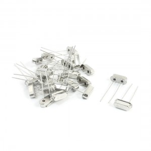 24PCS Metal DIP 2 Pins Low Profile Quartz Crystal Oscillator 6MHz 20PF