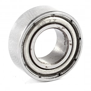 7mm x 14mm x 5mm Metal Sealed Single Row Deep Groove Ball Bearing 687ZZ