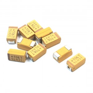 10PCS 10uF 50V 6x3.2x2.6mm C Type SMD SMT Tantalum Chip Capacitors