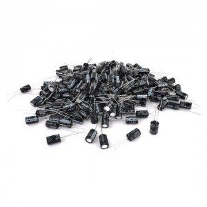 500 Pcs 8mm x 12mm 470UF 16V Polarized Radial Electrolytic Capacitor