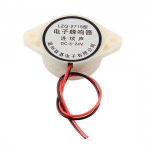 ZQ-2715 Wired Continuous Sound Warning Electronic Buzzer 85dB DC3-24V