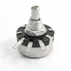 WX110(010) 10k Ohm 3 Pins Single Turn Wire Wound Potentiometer