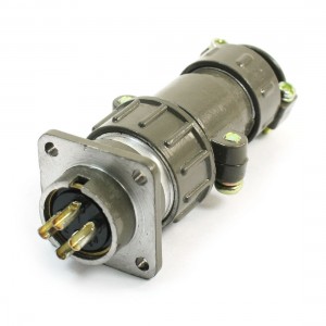 Waterproof Aviation Plug Pannel Connector Adapter 3 Pin P20-3 Core