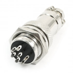 P16-7 Core 16mm 7 Pin Stepper Motor Aviation Cable Connector Plug