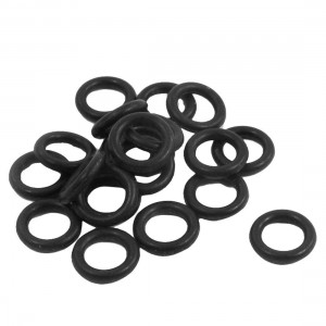 10Pairs Replacement Black 9.6mm x 1.8mm Rubber O Ring Oil Seal Gasket