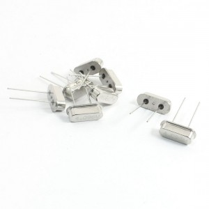 8 pcs Silver Tone 4.096MHz 20PF 2 Pins Quartz Crystal Oscillators