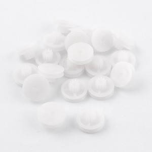 20 Pcs White Plastic Electrical Motor Car Model Belt Pulley