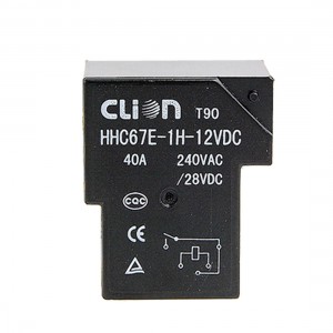 DC 12V Coil 40A 240VAC/28VDC 4 Pin Relay TR90-12VDC-SC-A4