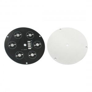 2PCS 10cm Dia Plate Aluminum PCB Circuit Board for 1W/3W RGB 6LEDs in Series