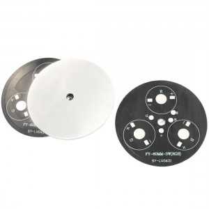 3 PCS 60mm Circle Aluminum PCB Circuit Board for 1W/3W RGB 3LED Light in Series