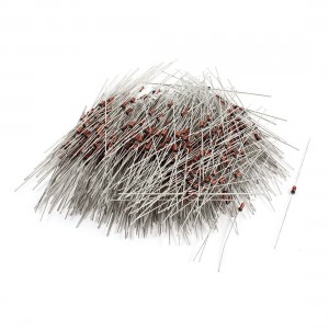 500 Pcs HZ7B1 DC 6.7-7V 1/2W Regulator Tubes Axial Zener Diodes