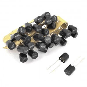 30 Pcs AC 12V 0.55mm Wire ferrite Core Radial Leaded Inductors