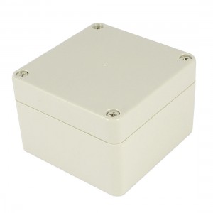 Waterproof Plastic Electronic DIY Junction Box White 83x81x56mm