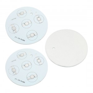3 Pcs 84mm Dia Circle Aluminum PCB Circuit Board for 5 x 1W/3W LED in Series