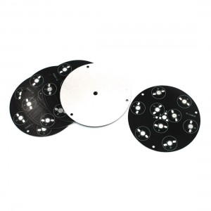 5PCS 100mm Dia Plate Aluminum PCB Circuit Board for 9 x 1W/3W RGB LED in Series