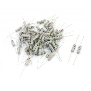 80Pcs 5% Tolerance Axial Lead Type Carbon Film Resistor Assortment Kit