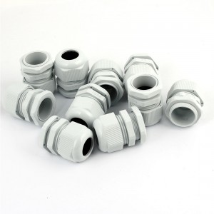 10 Pcs Plastic PG21 Waterproof Connector Glands for 18-20mm Dia Cable