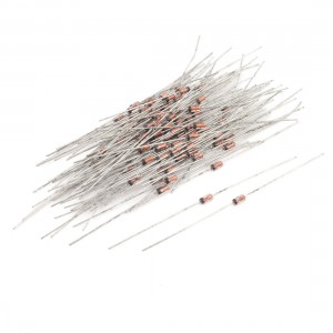 100 Pcs 11V 1/2W Glass Sealed Zener Diodes Voltage Stabilizer