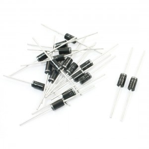 20 Pcs 5mm x 9mm Cylindrical Schottky Rectifier Diodes 40V 5A SR540