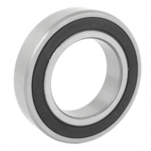 Silver Tone Black 6008RS Deep Groove Ball Bearing 68mm x 40mm x 14mm