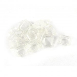 20 Pcs Clear Silicone IP65 Waterproof KCD1 Rocker Switch Protect Cover Caps