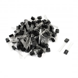 100Pcs PCB Board S9013 40V 500mA Through Hole TO-92 PNP Transistors