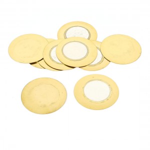 10 Pcs Electronic Components 27mm Piezoelectric Copper Buzzer Film Gasket