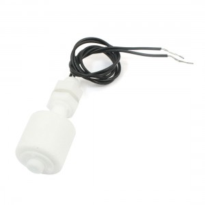 White Wired PP 22x24mm Water Level Sensor Vertical Liquid Float Switch
