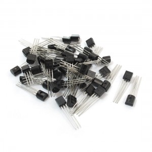 50Pcs PCB Board S8050 30V 700mA Through Hole TO-92 NPN Transistors