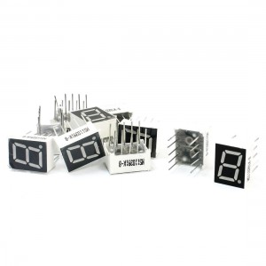 10 Pcs 1-Bit 7 Segment Red LED Digital Common Anode 13mm x 10mm