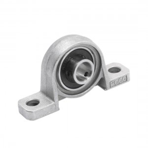 Machine P000 Set Screw Pressed Steel Solid Base Pillow Block Bearing