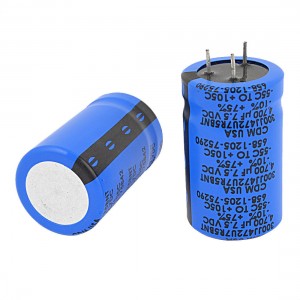 4700uF 7.5V 3 Pin Terminals Electronic Aluminum Solid Capacitors 2PCS