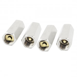1/8 PT Female Thread Air Gas Water Non-return One Way Check Valve 4 Pcs