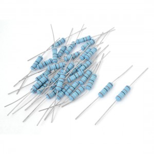 30 Pcs Axial Lead 2W 1% 390K Ohm Flameproof Electronic Metal Film Resistor