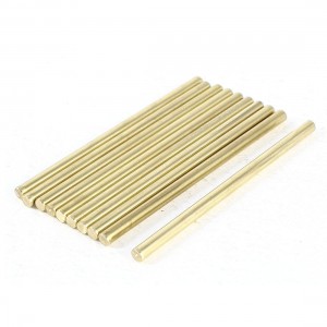 10 Pcs Car Model Toy DIY Brass Rod Axles Drill Rod Bar 3mm x 60mm