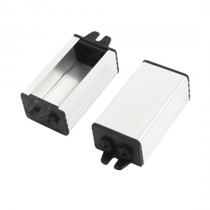 2pcs Waterproof Surface Mount Aluminum Power Supply Driver Housing 55x30x20mm