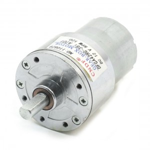 DC 12V 120RPM 2Pins Connector 81mm Length Gearbox Motor