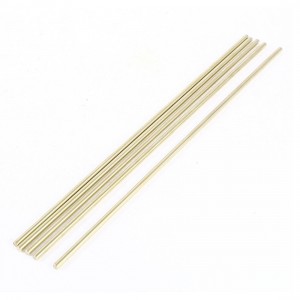 5 Pcs Car Model Toy DIY Brass Rod Axles Drill Rod Bar 3mm x 130mm