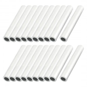 20 Pcs 11mm OD 67mm Long Straight Passing Through Aluminum Connecting Tubes