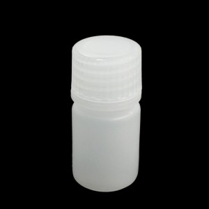 10ml White Plastic Cylinder Shaped Chemical Reagent Bottle