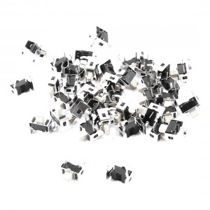 40pcs DIP 2 Terminals Right Angle Momentary Push Button Tactile Switch 8x7x7mm