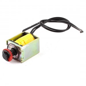 1mm-4mm Stroke 65g-15g Force Open Frame Pull Solenoid Electromagnet DC 18V