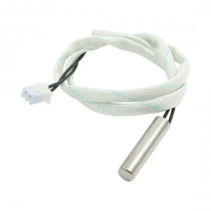 Water Heater Spare Parts Silver Tone Cylindrical Head Temperature Sensor