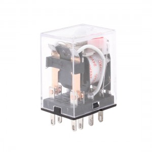 HH52PL AC 24V Coil 8 Pins DPDT Red LED Indicator Light Power Relay