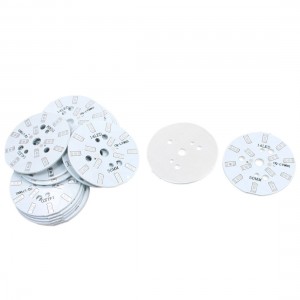 20Pcs 50mm Circle Aluminum PCB Circuit Board for 14 x 1/2W 5730 SMD LED